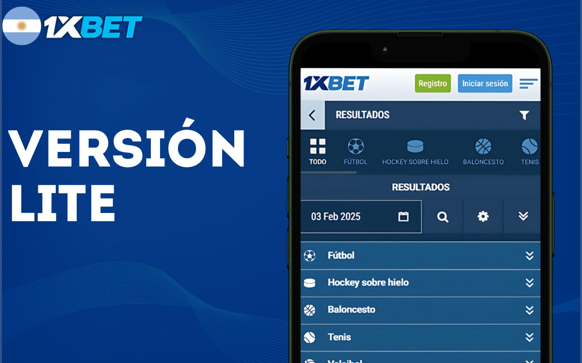 1xbet Qué es la versión Lite