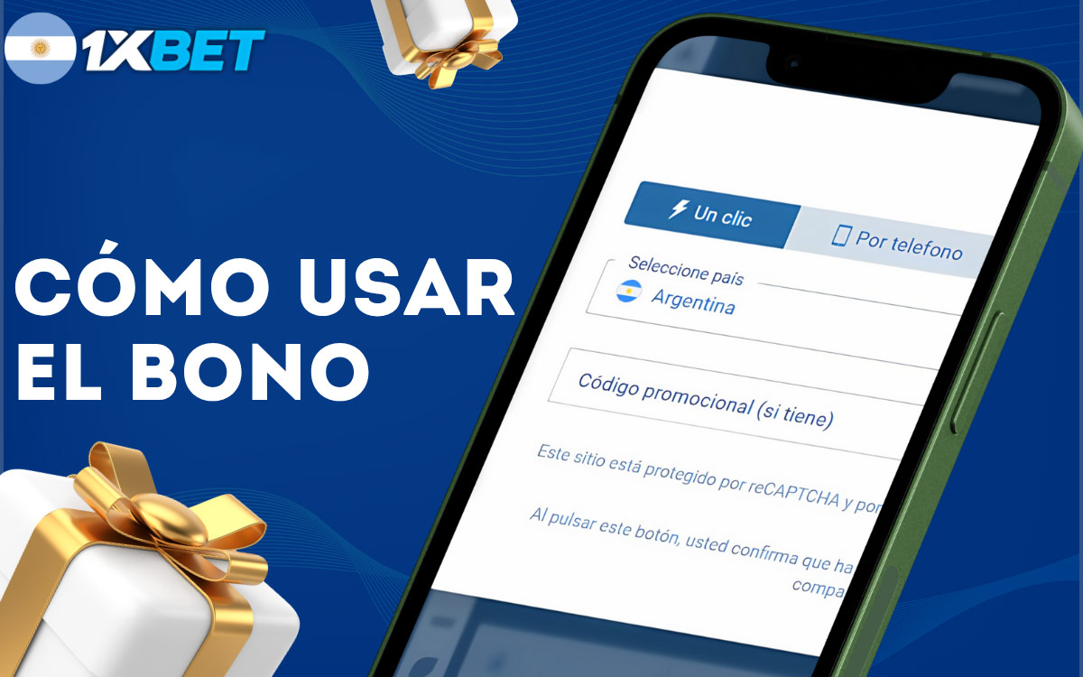 1xbet Cómo usar el bono